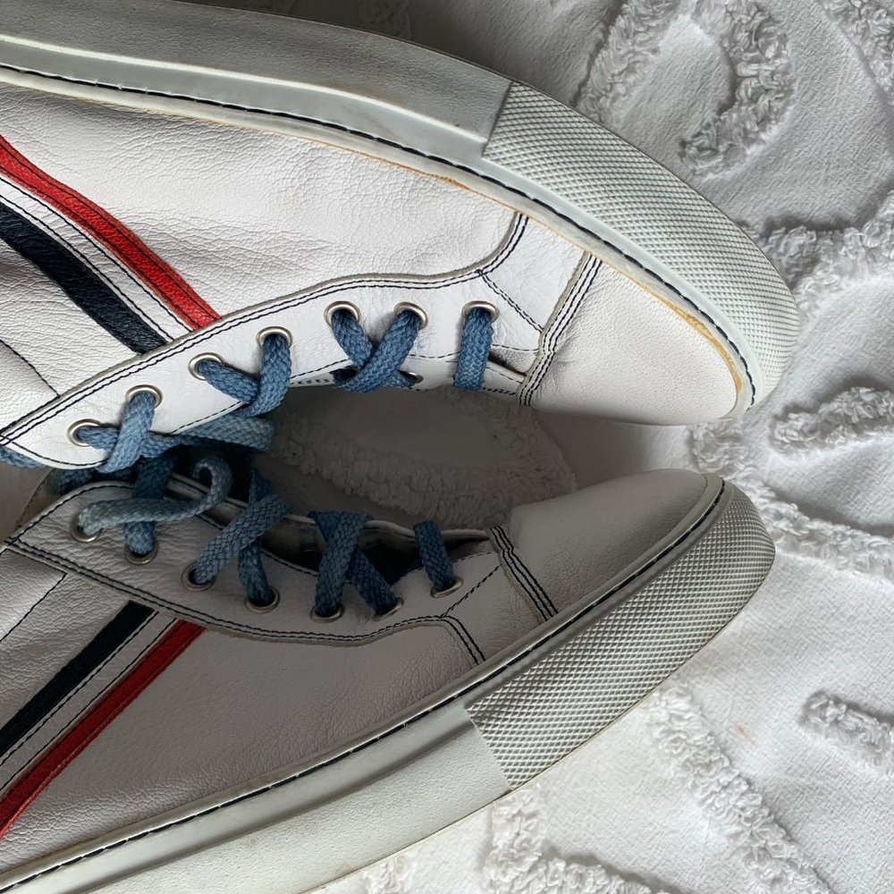 Rosso Fiorentino Leather Sneaker - Picture 4 of 6